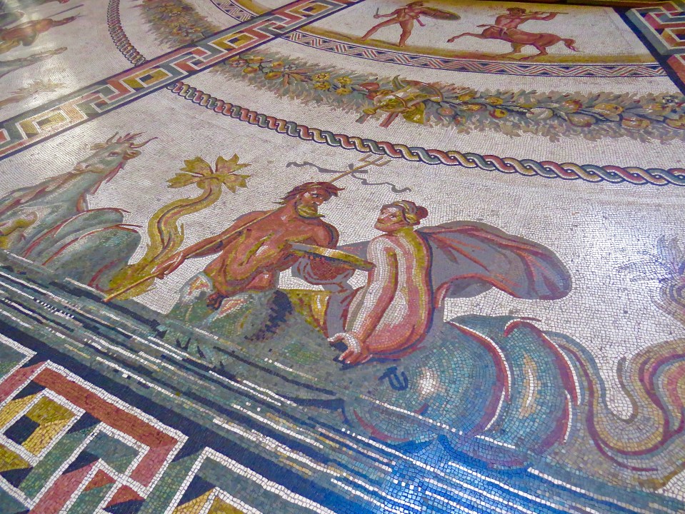 Incredible detail in this Mosaic Floor.