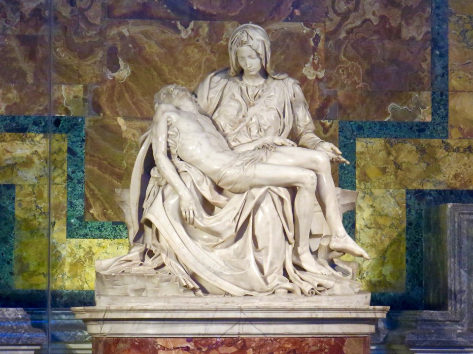 Michaelangelo's Pieta, 1498.