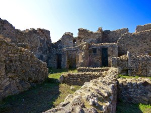 Ruins of the ancient city of Pompeii