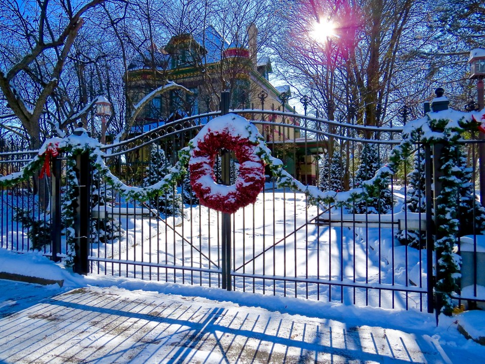 321 Division St. on a beautiful sunny morning after a good snow.